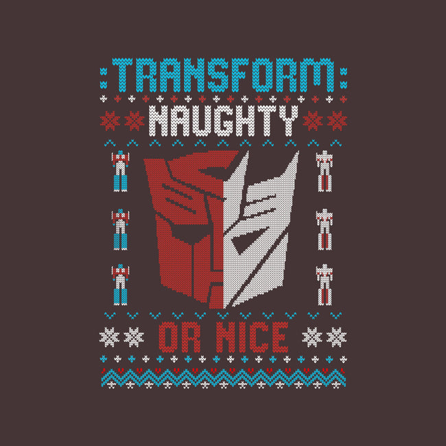 Transform Naughty Or Nice-Womens-Basic-Tee-NMdesign