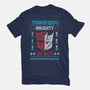 Transform Naughty Or Nice-Womens-Fitted-Tee-NMdesign