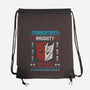 Transform Naughty Or Nice-None-Drawstring-Bag-NMdesign