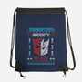 Transform Naughty Or Nice-None-Drawstring-Bag-NMdesign