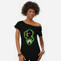 Green Bro Racing-Womens-Off Shoulder-Tee-rmatix