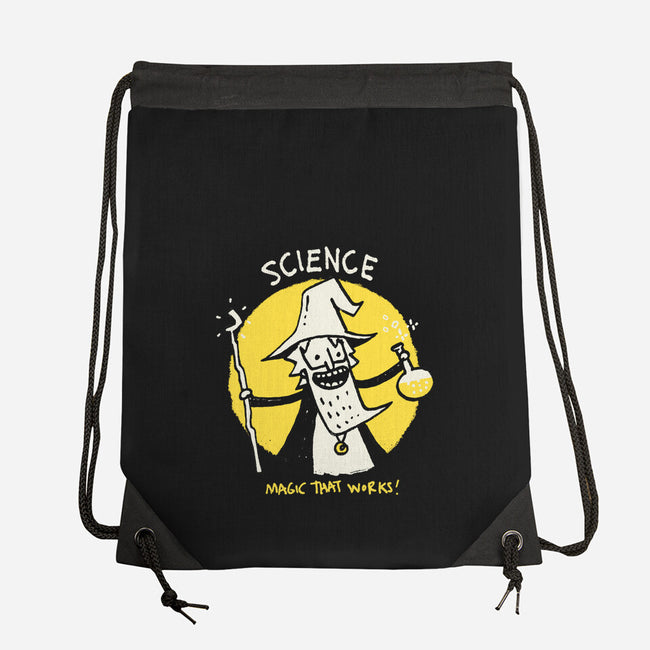 Science Has The Solutions-None-Drawstring-Bag-Wenceslao A Romero
