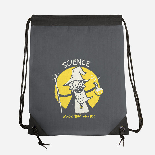 Science Has The Solutions-None-Drawstring-Bag-Wenceslao A Romero