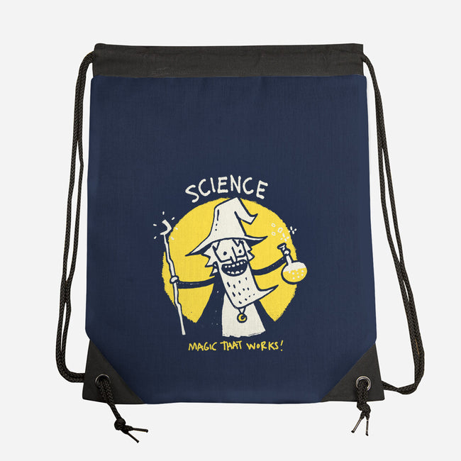 Science Has The Solutions-None-Drawstring-Bag-Wenceslao A Romero