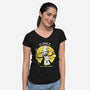 Science Has The Solutions-Womens-V-Neck-Tee-Wenceslao A Romero