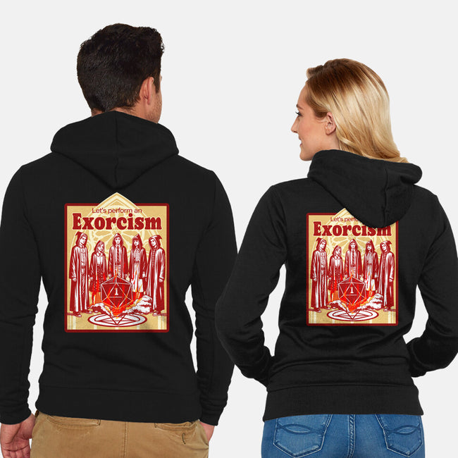 Let's Perform An Exorcism-Unisex-Zip-Up-Sweatshirt-palmstreet