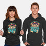 Dumpster On Fire I'm Fine Cat-Unisex-Pullover-Sweatshirt-worlddominationforcats