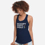 Occupy North Pole-Womens-Racerback-Tank-Boggs Nicolas