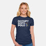 Occupy North Pole-Womens-Fitted-Tee-Boggs Nicolas