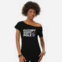 Occupy North Pole-Womens-Off Shoulder-Tee-Boggs Nicolas