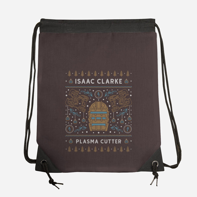 Isaac Clarke Ugly Sweater-None-Drawstring-Bag-LAGELANTEE