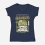 Ramuramu Valley Green Tea-Womens-V-Neck-Tee-LAGELANTEE