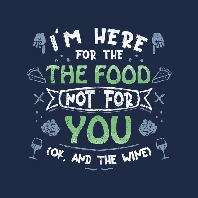 Here For The Food-None-Drawstring-Bag-NMdesign