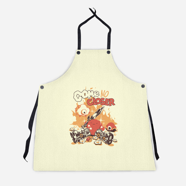 Come No Closer-Unisex-Kitchen-Apron-ilustrata