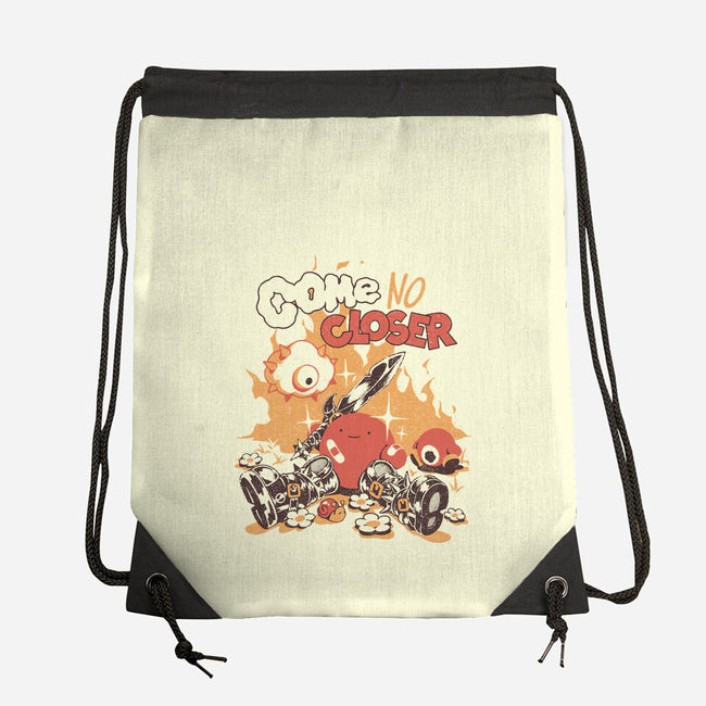 Come No Closer-None-Drawstring-Bag-ilustrata