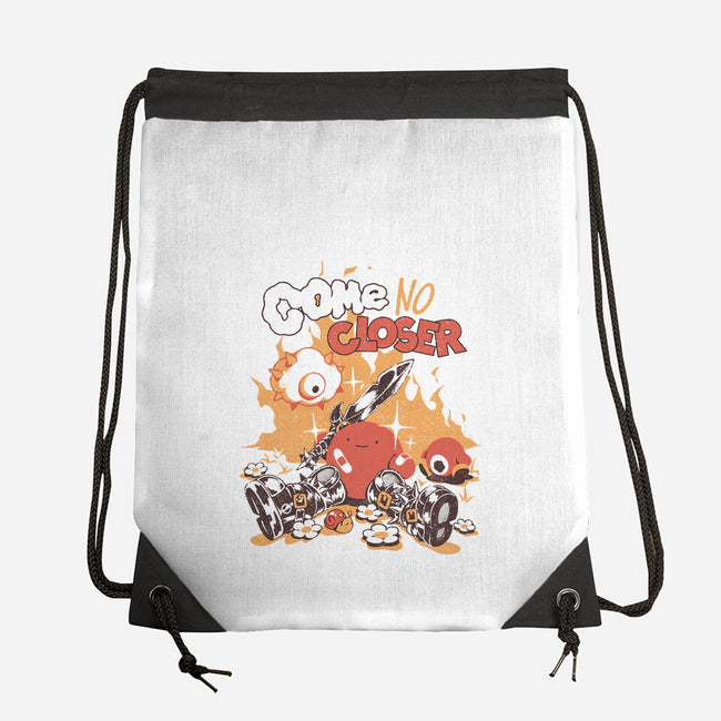 Come No Closer-None-Drawstring-Bag-ilustrata