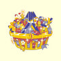 Basket Of Creatures-None-Drawstring-Bag-ilustrata