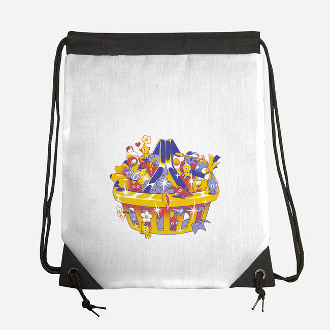 Basket Of Creatures-None-Drawstring-Bag-ilustrata