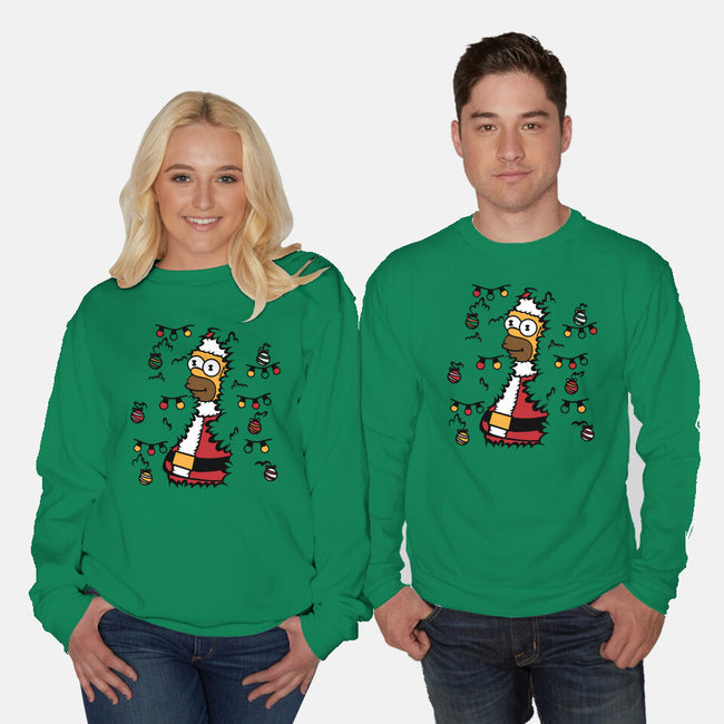 A Christmas Bush-Unisex-Crew Neck-Sweatshirt-SuperEdu