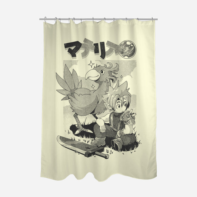 Materia Tale-None-Polyester-Shower Curtain-ilustrata