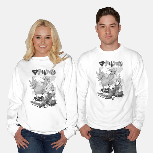 Materia Tale-Unisex-Crew Neck-Sweatshirt-ilustrata