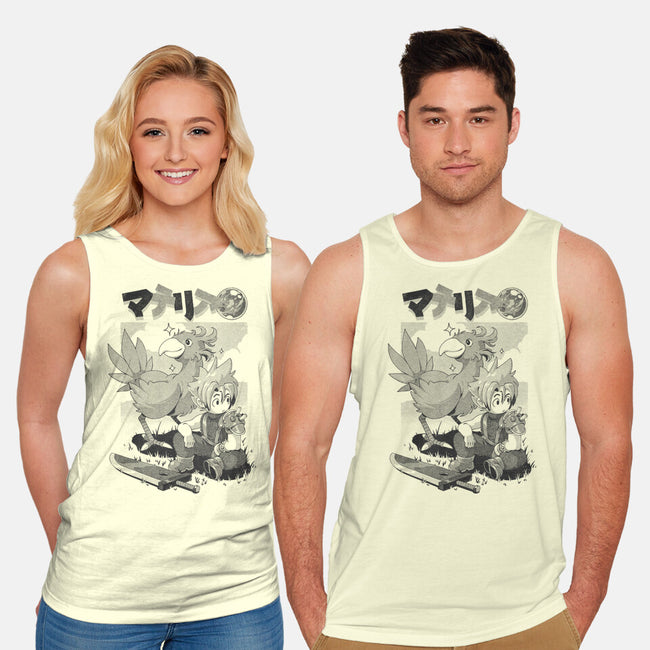 Materia Tale-Unisex-Basic-Tank-ilustrata