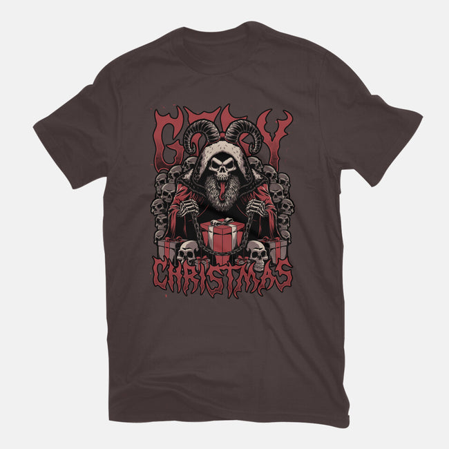 Gory Christmas Krampus-Mens-Heavyweight-Tee-Studio Mootant