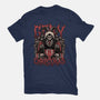 Gory Christmas Krampus-Womens-Fitted-Tee-Studio Mootant