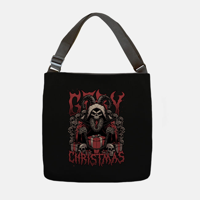 Gory Christmas Krampus-None-Adjustable Tote-Bag-Studio Mootant