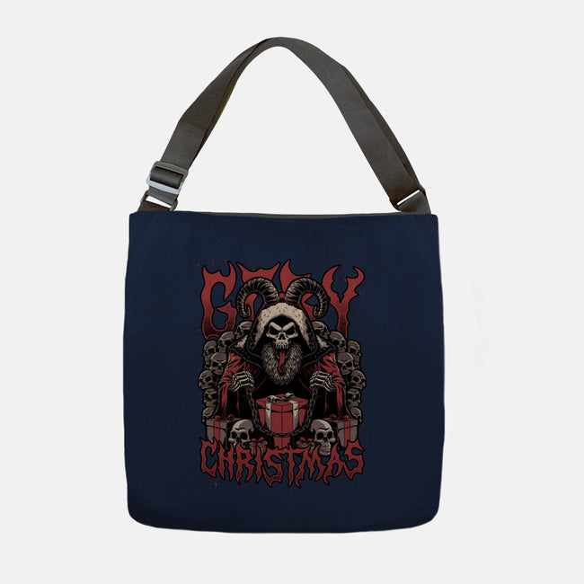 Gory Christmas Krampus-None-Adjustable Tote-Bag-Studio Mootant