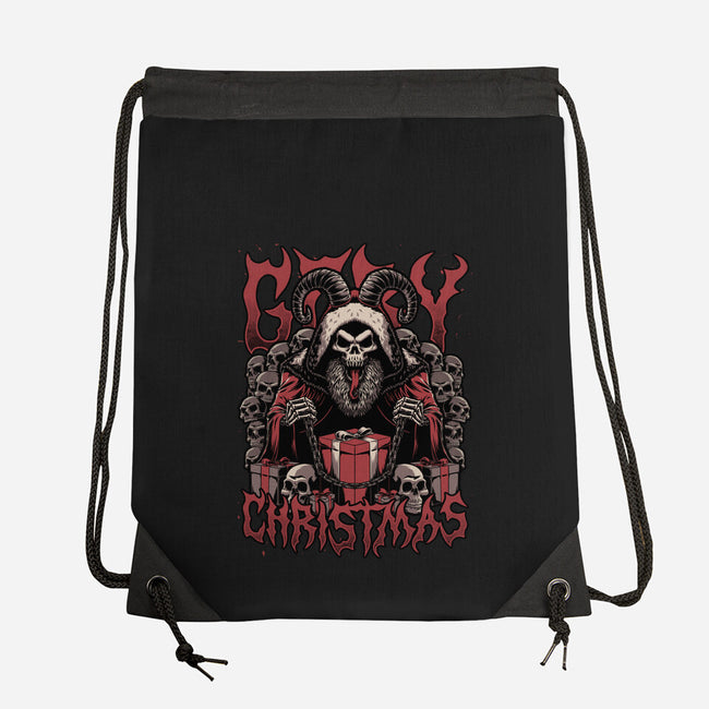 Gory Christmas Krampus-None-Drawstring-Bag-Studio Mootant