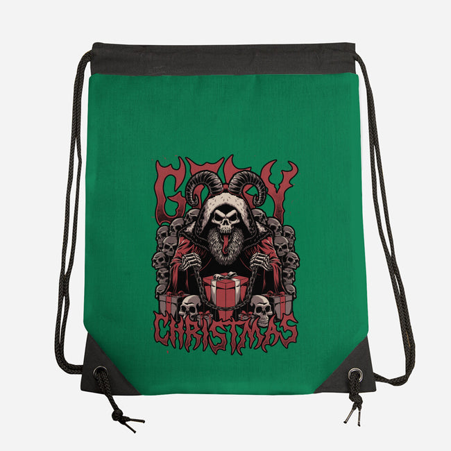Gory Christmas Krampus-None-Drawstring-Bag-Studio Mootant