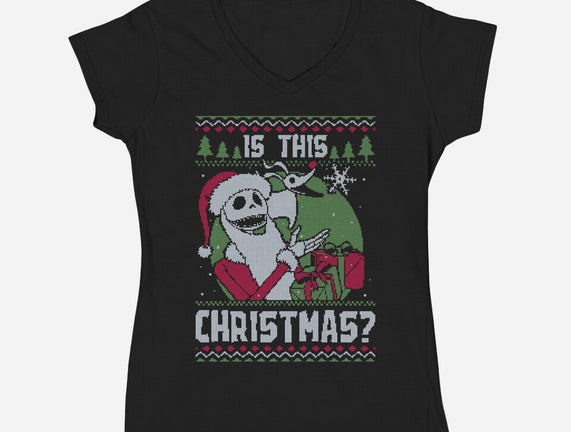 Ugly Sweater Skeleton Christmas