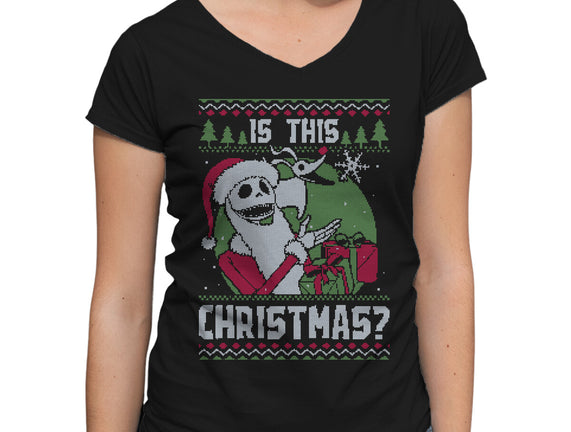 Ugly Sweater Skeleton Christmas