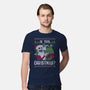 Ugly Sweater Skeleton Christmas-Mens-Premium-Tee-Studio Mootant