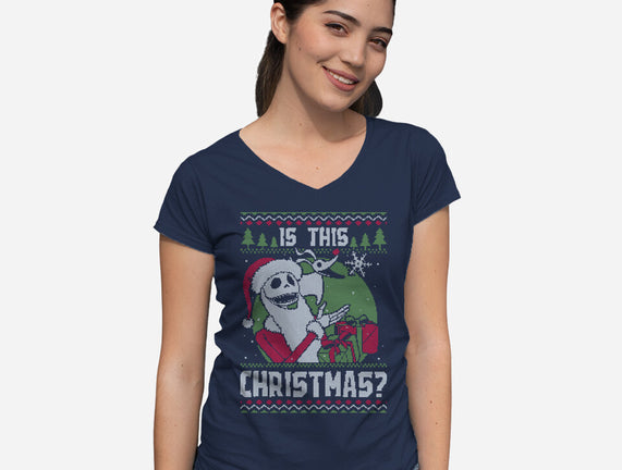 Ugly Sweater Skeleton Christmas