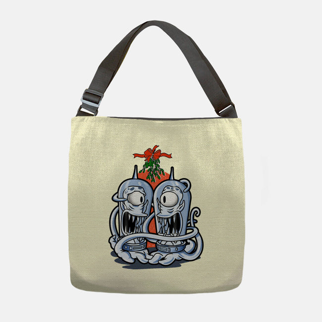 Under The Mistletoe-None-Adjustable Tote-Bag-palmstreet