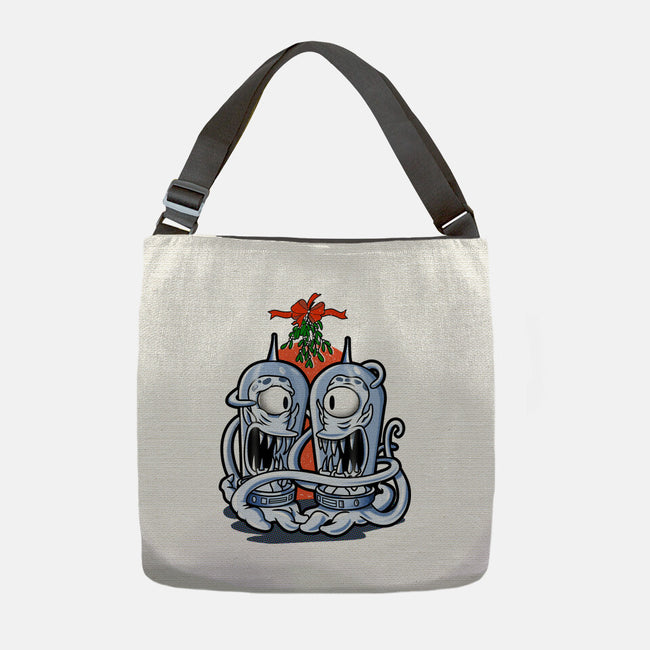 Under The Mistletoe-None-Adjustable Tote-Bag-palmstreet