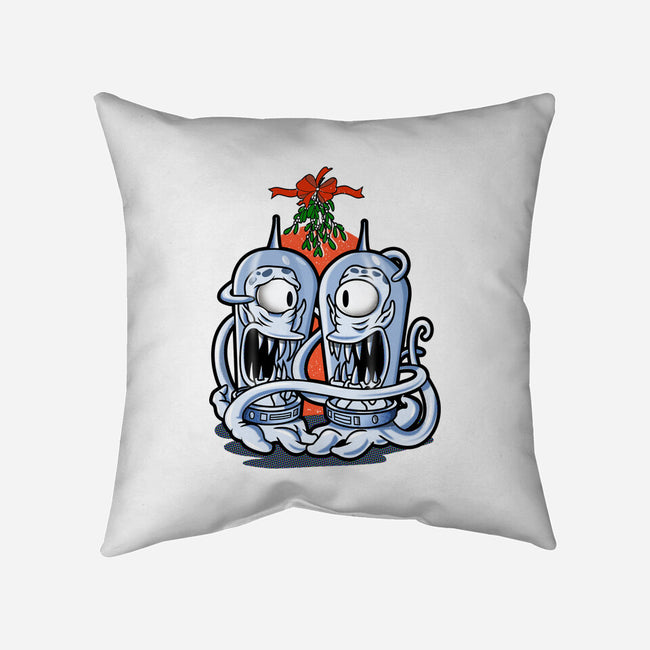 Under The Mistletoe-None-Removable Cover w Insert-Throw Pillow-palmstreet