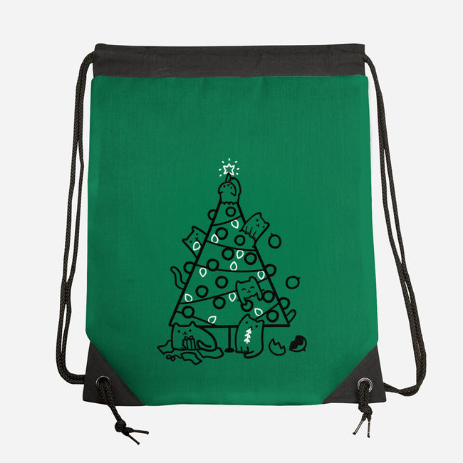 Meowy Decoration-None-Drawstring-Bag-demonigote