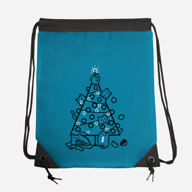 Meowy Decoration-None-Drawstring-Bag-demonigote