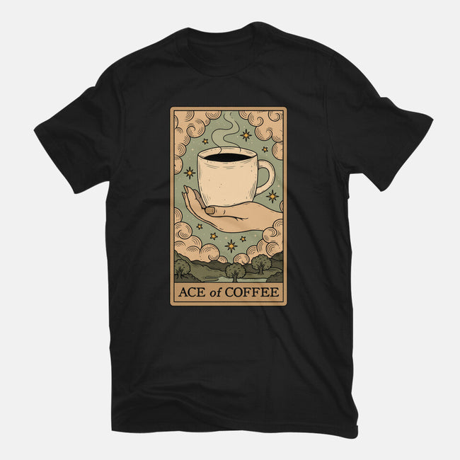 Ace Of Coffee-Womens-Fitted-Tee-Thiago Correa