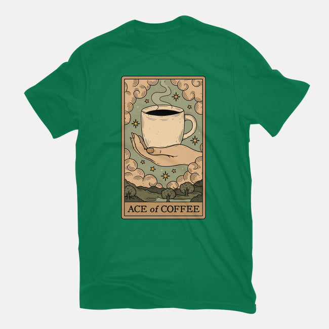 Ace Of Coffee-Womens-Fitted-Tee-Thiago Correa