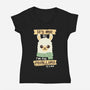 I'm The Probllama-Womens-V-Neck-Tee-NemiMakeit