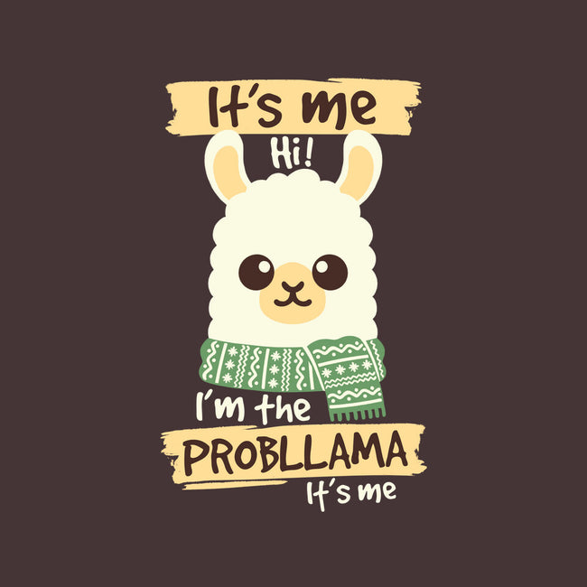 I'm The Probllama-Unisex-Crew Neck-Sweatshirt-NemiMakeit