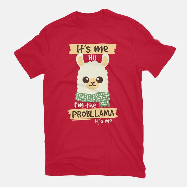 I'm The Probllama-Womens-Fitted-Tee-NemiMakeit