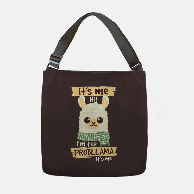 I'm The Probllama-None-Adjustable Tote-Bag-NemiMakeit