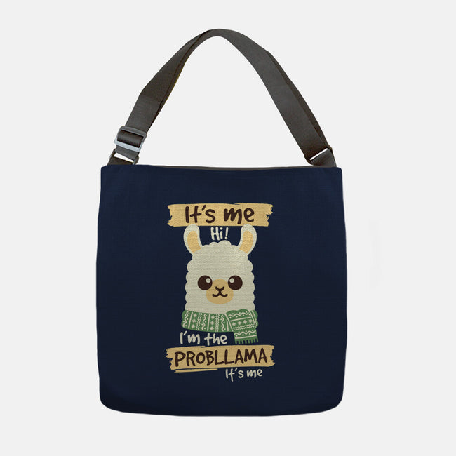 I'm The Probllama-None-Adjustable Tote-Bag-NemiMakeit