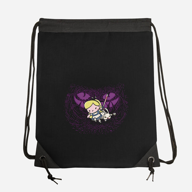 We Are So Mad Here-None-Drawstring-Bag-Wenceslao A Romero