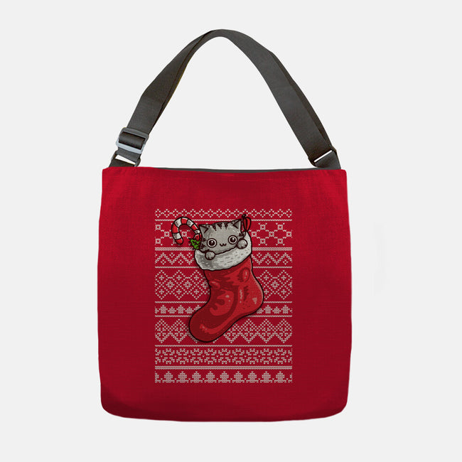 Adorable Ugly Sweater-None-Adjustable Tote-Bag-Wenceslao A Romero